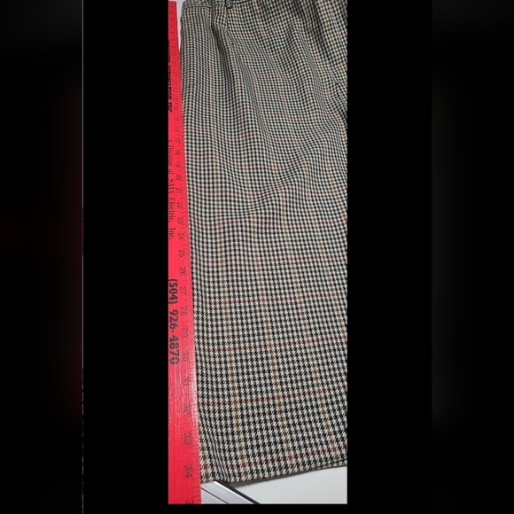 Vintage F Stop Houndstooth A-Line Maxi Skirt Size 12 - Picture 6 of 9